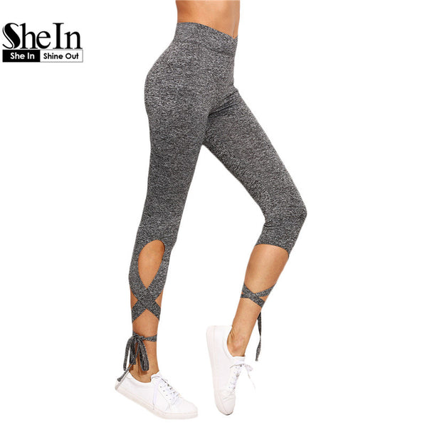 Ladies Tie Bottom Legging