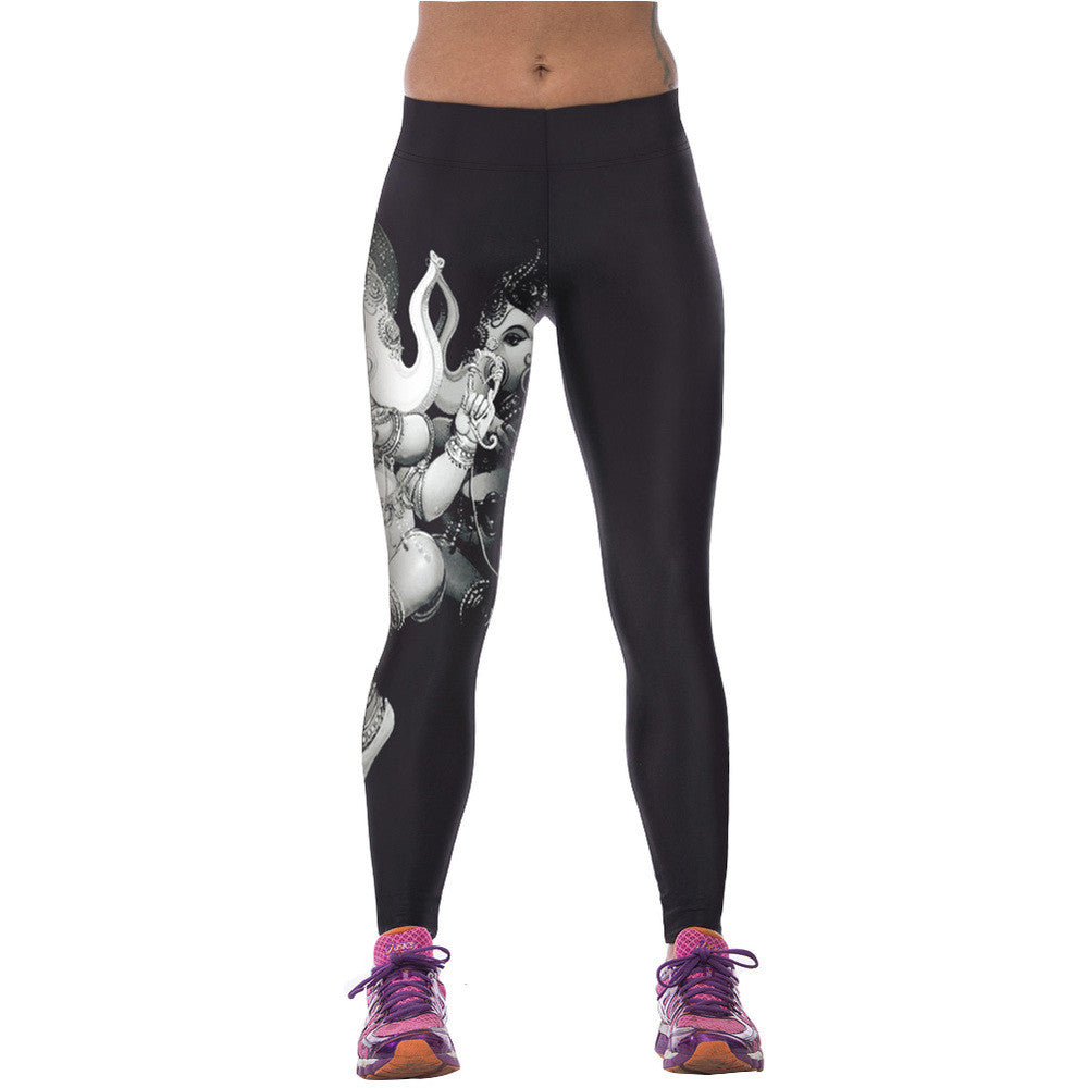 Ladies Alice in Wonderland Fitness Leggings