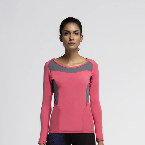 Ladies Long Sleeve Fitness Shirt