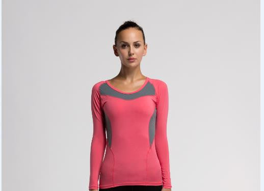 Ladies Long Sleeve Fitness Shirt