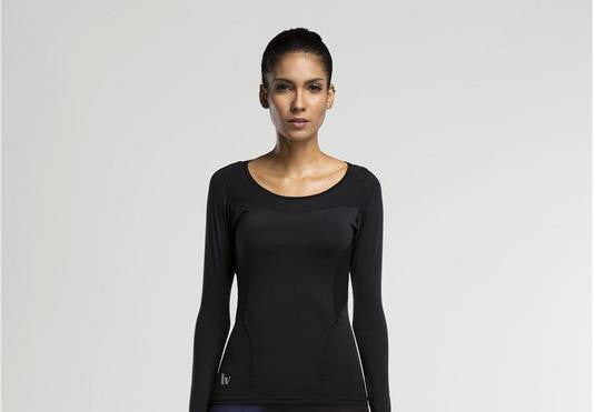 Ladies Long Sleeve Fitness Shirt