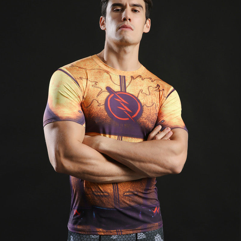 Men's Comic Fitness Compression Shirt