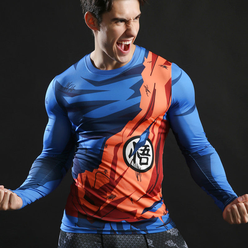 Men's Comic Fitness Compression Shirt