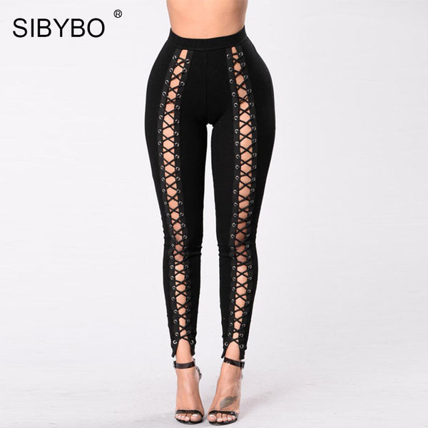 Ladies Lace Up Legging