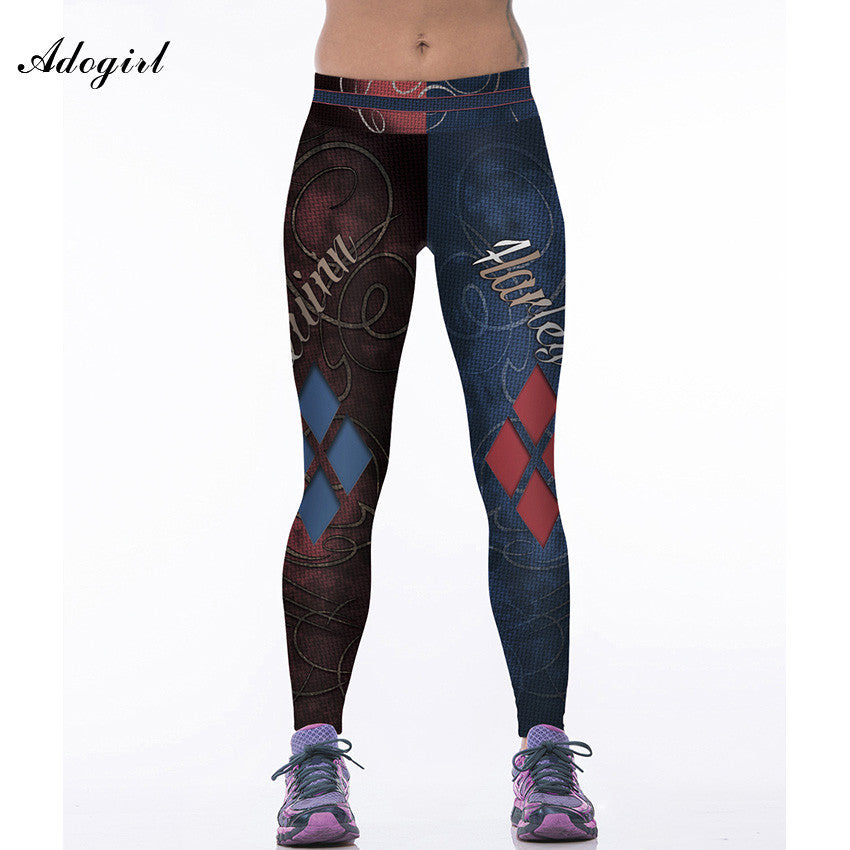 Harley Quinn Ladies Fitness Leggings