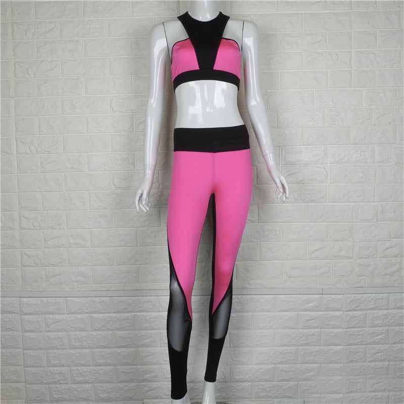 Ladies 2pcs Fitness Suit (Sports Bra and Legging)