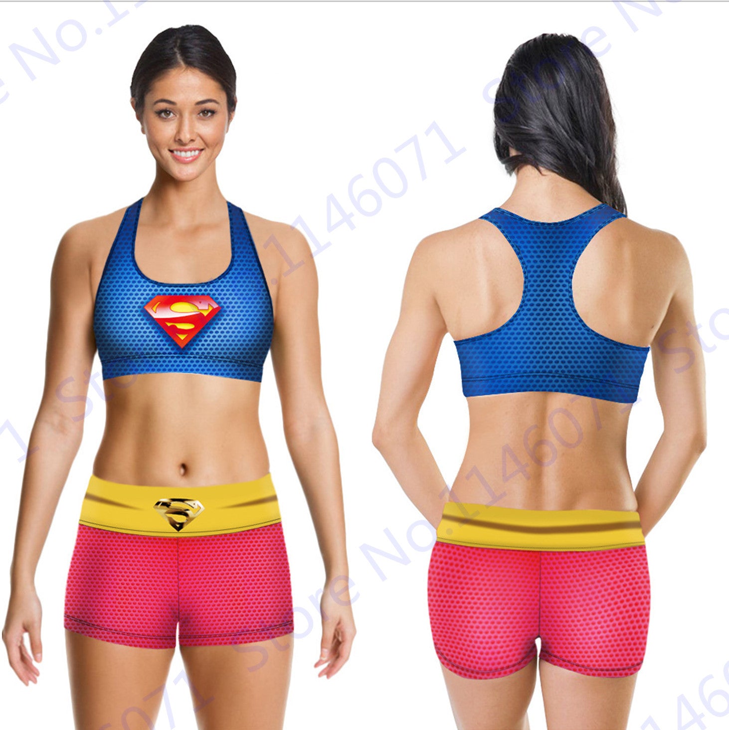 Ladies Sports Bra and Running Shorts