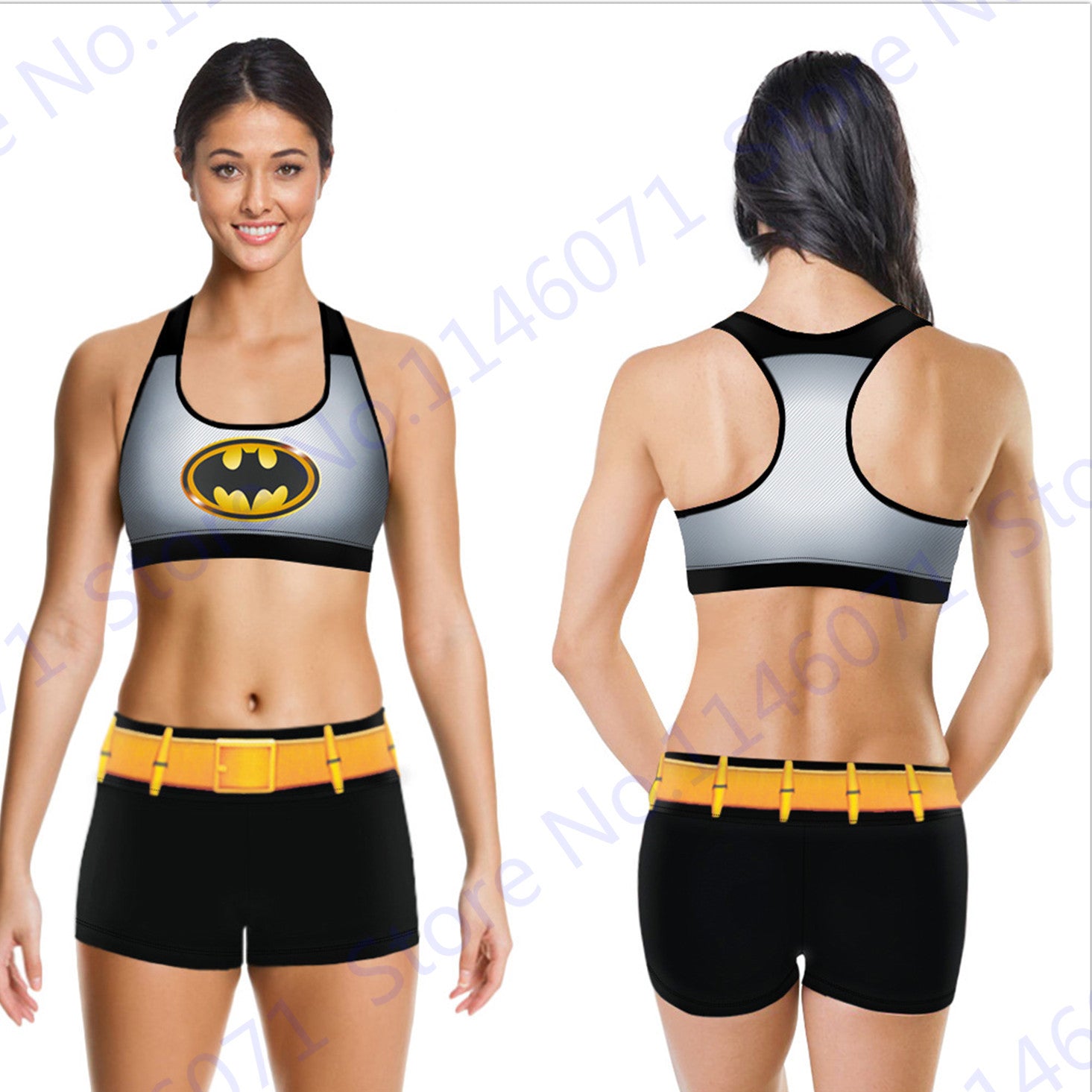 Ladies Sports Bra and Running Shorts