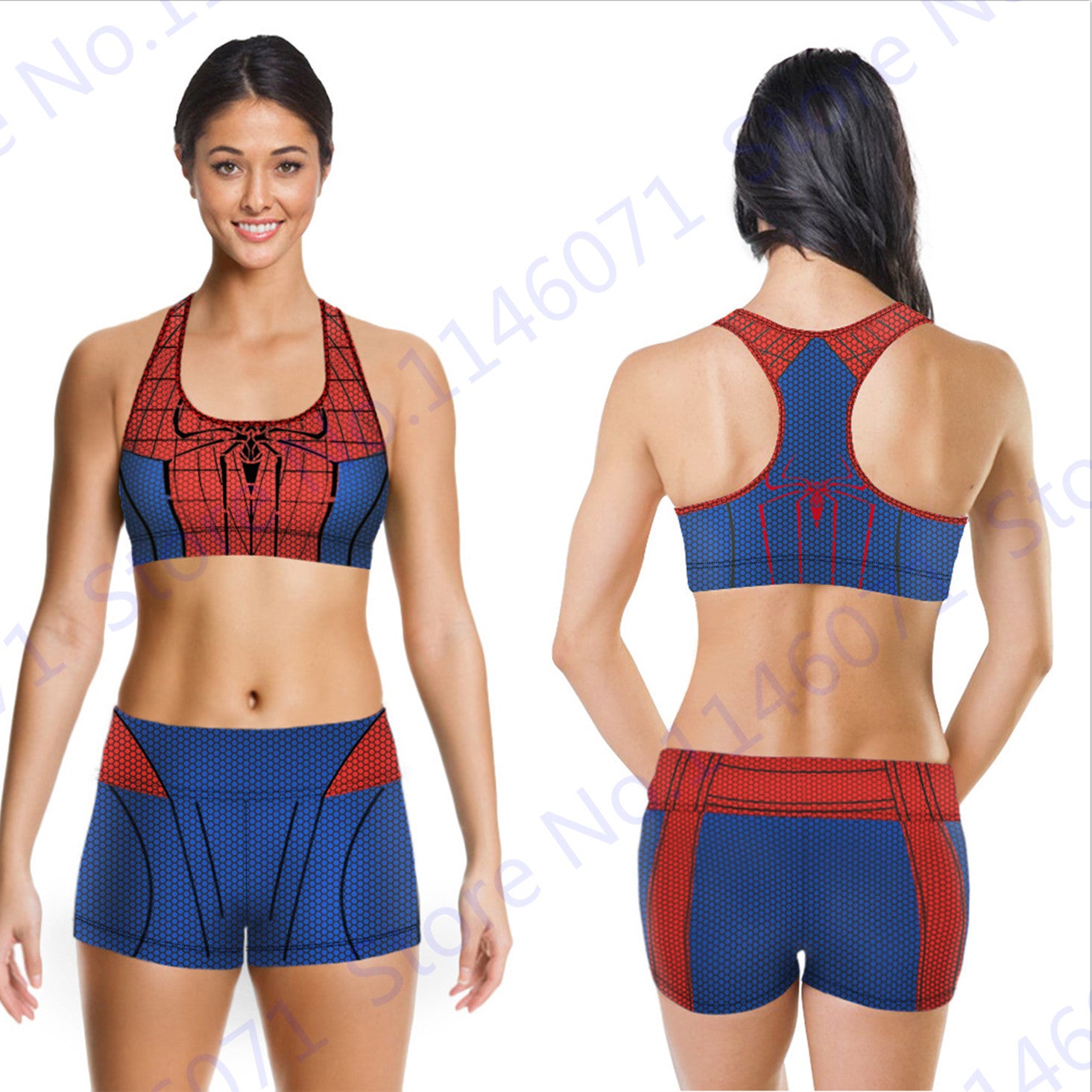 Ladies Sports Bra and Running Shorts