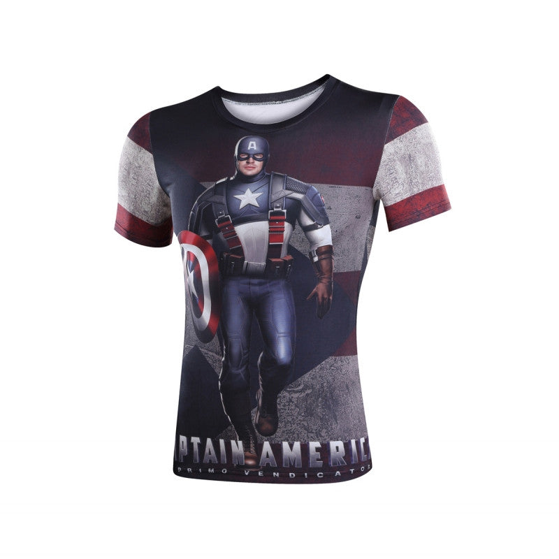 Mens Marvel/dc Compression Shirt