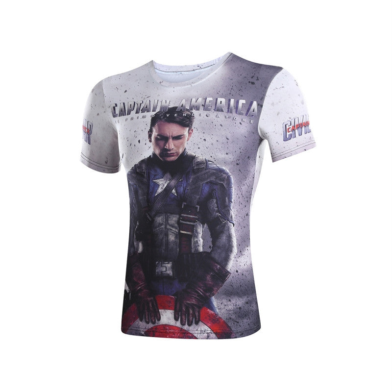 Mens Marvel/dc Compression Shirt