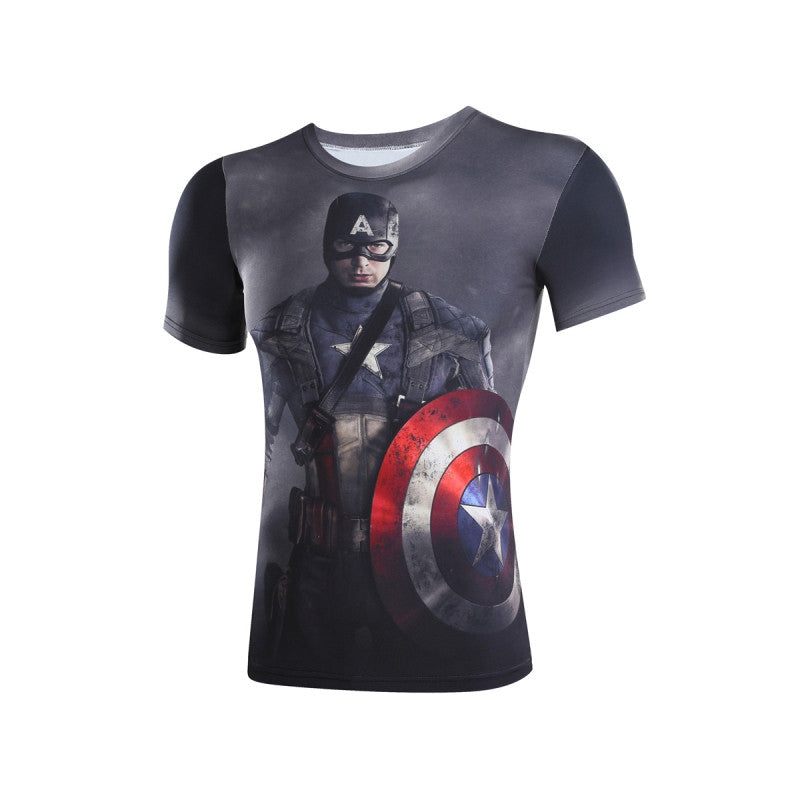 Mens Marvel/dc Compression Shirt